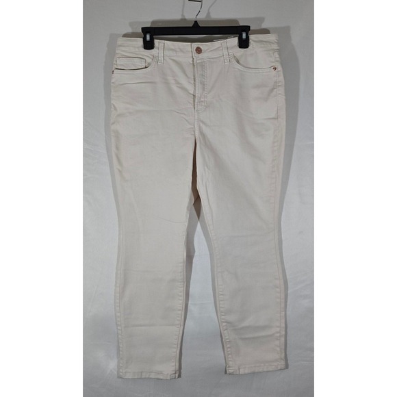 LC Lauren Conrad Denim - Lauren Conrad Skinny Ankle‎ Jeans Lt Beige Size 16